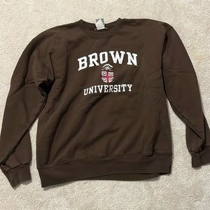Brown University crew neck sweatshirt